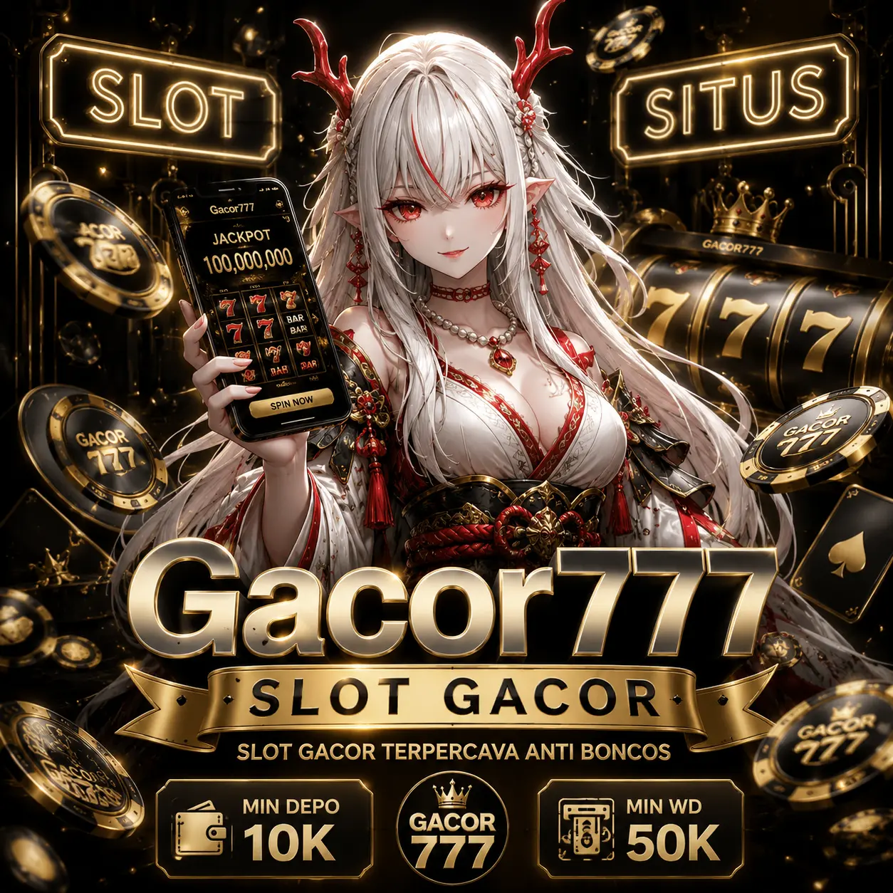 GACOR777 ️ Merupakan penyedia slot gacor dengan deposit termurah 5000 via qris.